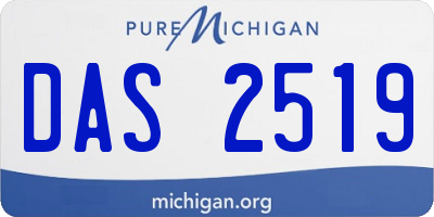 MI license plate DAS2519
