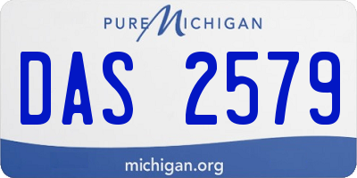 MI license plate DAS2579