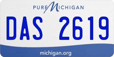 MI license plate DAS2619