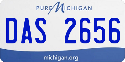 MI license plate DAS2656