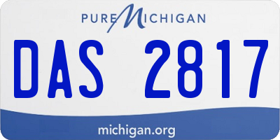MI license plate DAS2817