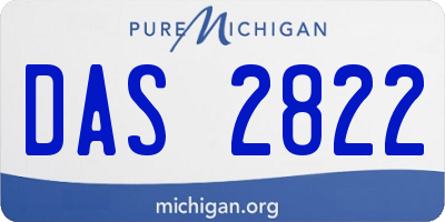 MI license plate DAS2822