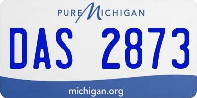 MI license plate DAS2873
