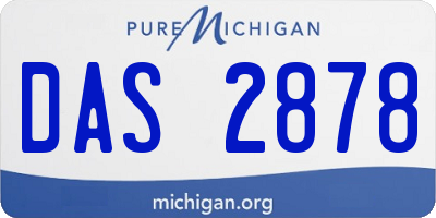 MI license plate DAS2878