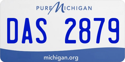 MI license plate DAS2879