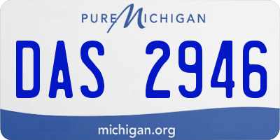 MI license plate DAS2946