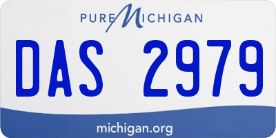 MI license plate DAS2979