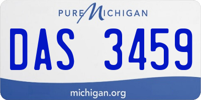 MI license plate DAS3459