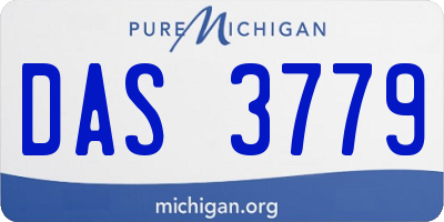 MI license plate DAS3779