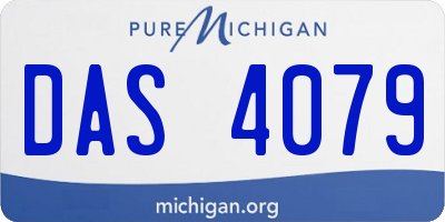 MI license plate DAS4079