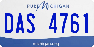 MI license plate DAS4761