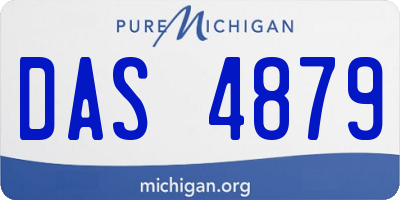 MI license plate DAS4879