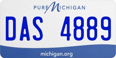 MI license plate DAS4889