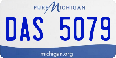 MI license plate DAS5079