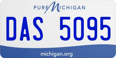 MI license plate DAS5095