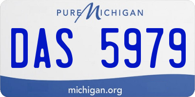 MI license plate DAS5979