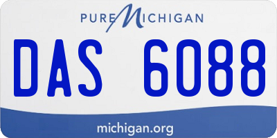 MI license plate DAS6088