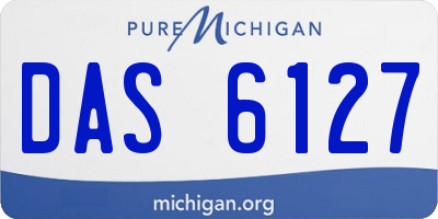 MI license plate DAS6127