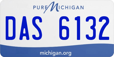 MI license plate DAS6132