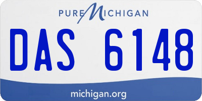 MI license plate DAS6148