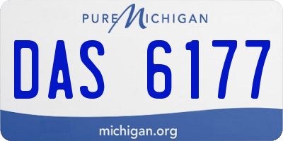 MI license plate DAS6177