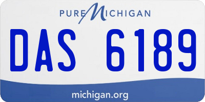 MI license plate DAS6189