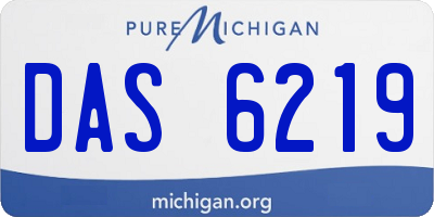 MI license plate DAS6219