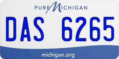 MI license plate DAS6265