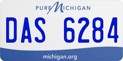 MI license plate DAS6284