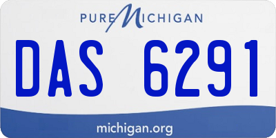 MI license plate DAS6291