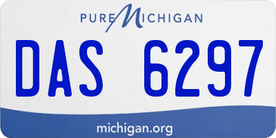 MI license plate DAS6297