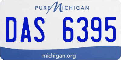 MI license plate DAS6395