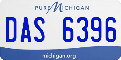 MI license plate DAS6396