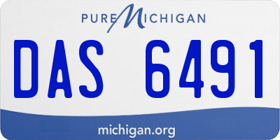 MI license plate DAS6491