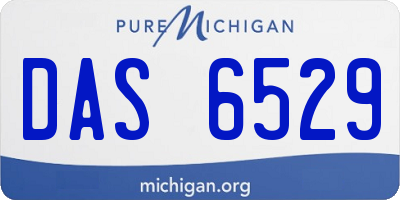 MI license plate DAS6529