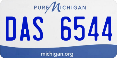 MI license plate DAS6544