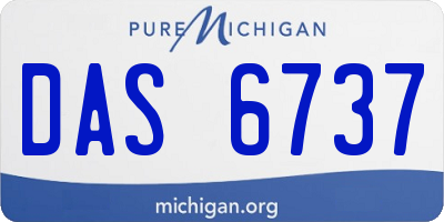 MI license plate DAS6737