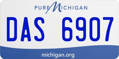 MI license plate DAS6907