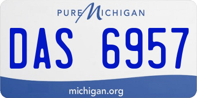 MI license plate DAS6957