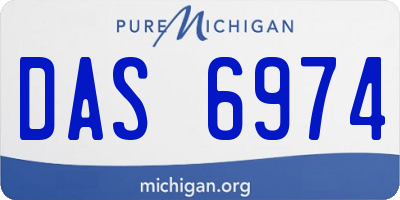 MI license plate DAS6974
