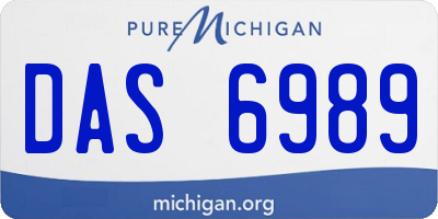 MI license plate DAS6989