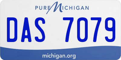 MI license plate DAS7079