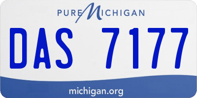 MI license plate DAS7177