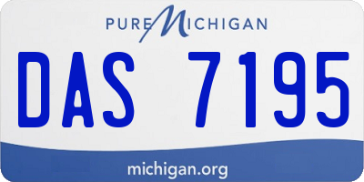 MI license plate DAS7195