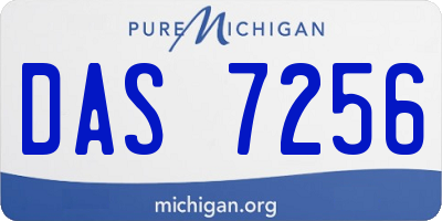 MI license plate DAS7256
