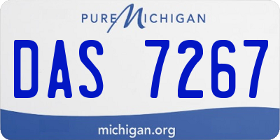 MI license plate DAS7267
