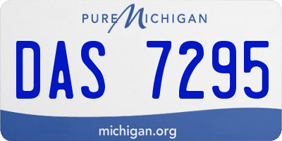 MI license plate DAS7295