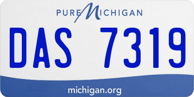MI license plate DAS7319