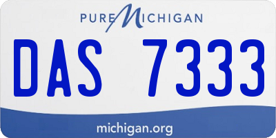 MI license plate DAS7333