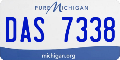 MI license plate DAS7338